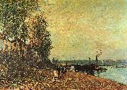 Alfred Sisley The Tugboat oil painting artist